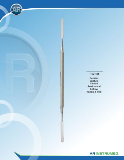 AR INSTRUMED Cement Spatula 5mm Solid Handle 6mm Dental Instrument