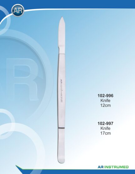 AR INSTRUMED Knife Spatula 17cm stainless steel dental laboratory spatula polished precision blade restorative instrument Pakistan dental supplier wholesale