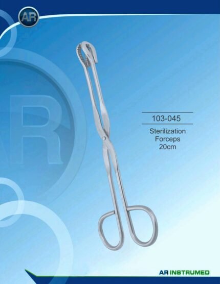 AR INSTRUMED Sterilization Forceps 20 cm Stainless Steel Instrument
