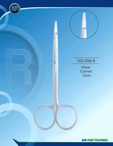 AR INSTRUMED Kilner Scissors Curved 12 cm Surgical Instrument