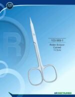 AR INSTRUMED Robin Scissors Curved 11.5 cm Stainless Steel Instrument