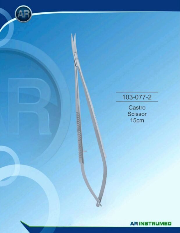 AR INSTRUMED Micro Castro Curved Scissors Pakistan
