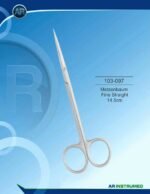 AR INSTRUMED Metzenbaum Scissors Straight 14.5 cm Surgical Instrument