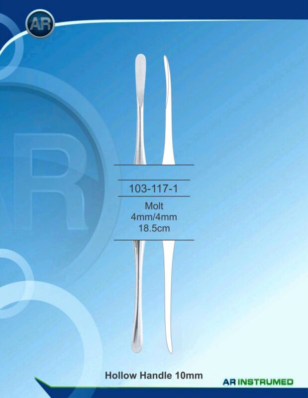 AR INSTRUMED Molt Periosteal Elevator 18.5 cm Surgical Instrument