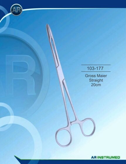 AR INSTRUMED Gross-Maier Forceps Curved 20 cm Surgical Instrument