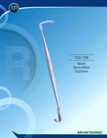 AR INSTRUMED Retractor Blunt Senn-Miller 5 × 20 mm Stainless Steel Instrument