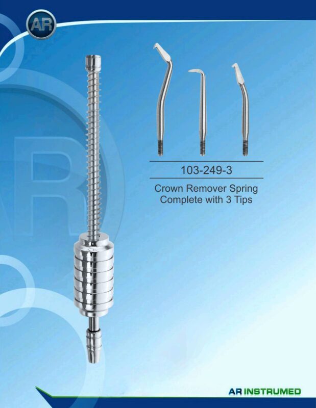 • Dental Spring Crown Remover Complete Set AR INSTRUMED Pakistan Tool