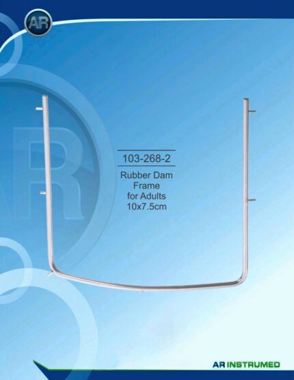 Dental Rubber Dam Frame for Adults 10 × 7.5 cm Support Frame