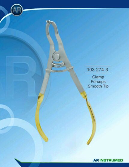 Clamp Forceps Smooth Tip