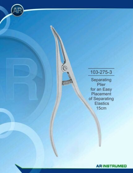 AR INSTRUMED Rubber Dam Forceps Separating Plier 15 cm Stainless Steel Instrument