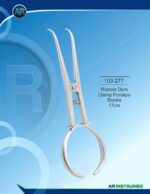 AR INSTRUMED Rubber Dam Clamp Forceps Stocks 17 cm Stainless Steel Instrument