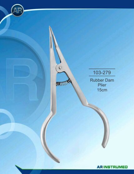 AR INSTRUMED Rubber Dam Plier 15 cm Stainless Steel Instrument