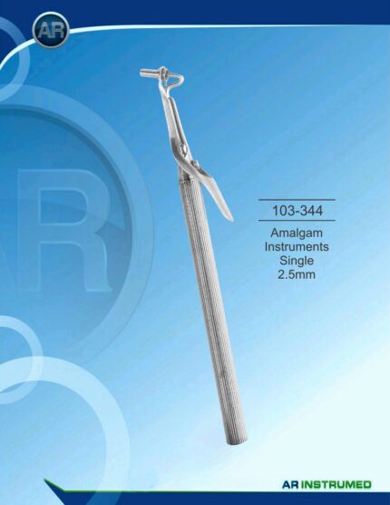 AR INSTRUMED Amalgam Carrier Single Tip 2.5 mm Stainless Steel Instrument