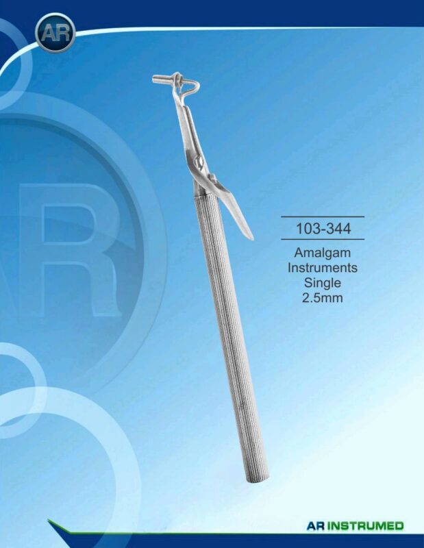 AR INSTRUMED Amalgam Carrier Single Tip 2.5 mm Stainless Steel Instrument