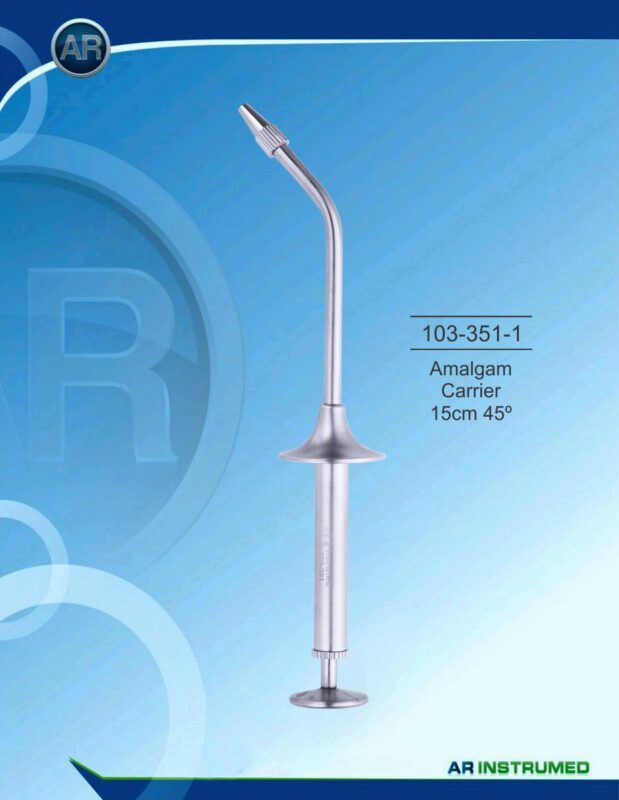 AR INSTRUMED Amalgam Carrier 15 cm 45 Degree Stainless Steel Instrument