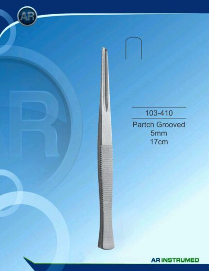 AR INSTRUMED Bone Chisel 5mm Partsch Grooved 17 cm Stainless Steel