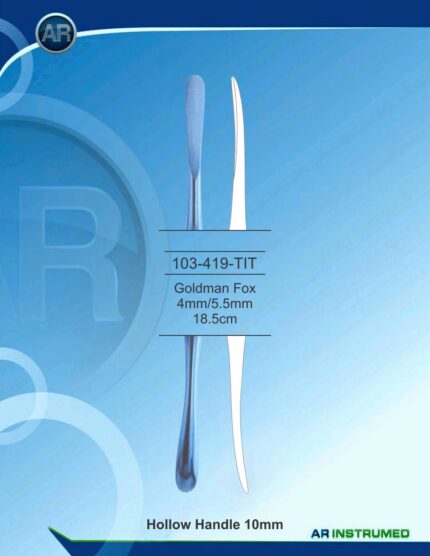 AR INSTRUMED Goldman-Fox Periosteal Elevator 18.5 cm Blue 4 mm 5.5 mm