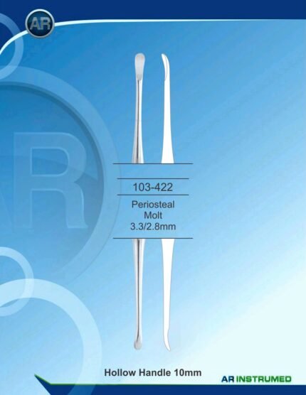AR INSTRUMED Molt Periosteal Elevator 3.3 mm 2.8 mm Stainless Steel