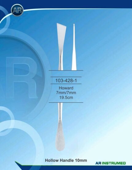 AR INSTRUMED Howard Periosteal Elevator 19.5 cm Hollow Handle