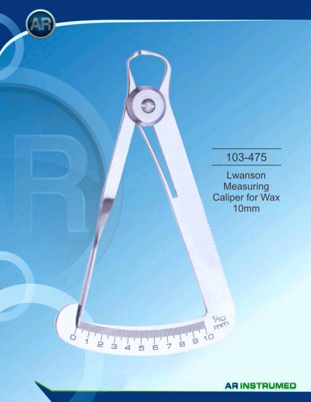 AR INSTRUMED Castroviejo Curved Caliper Wax Crown Implant Pakistan