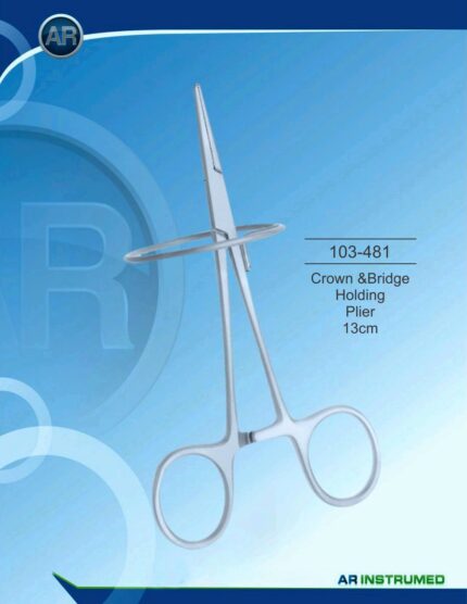 • Stainless Steel Crown and Bridge Holding Forceps 13 cm Instrument