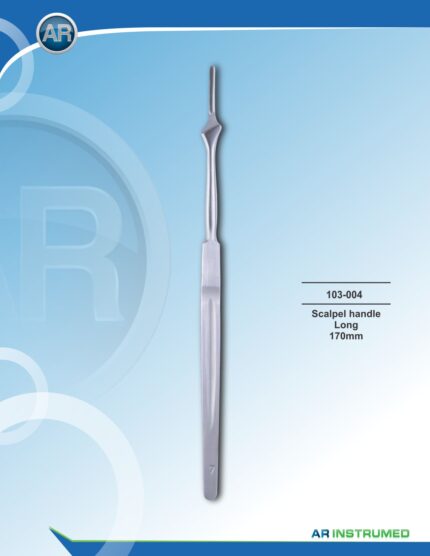 AR INSTRUMED Scalpel Handle Long 170 mm Stainless Steel Instrument