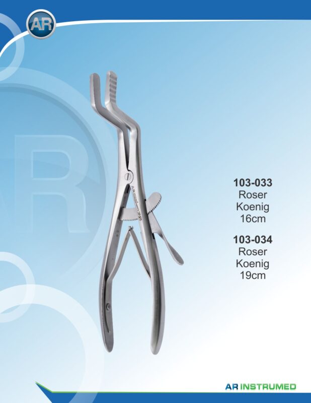 AR INSTRUMED Roser-König Retractor 16 cm Stainless Steel Instrument