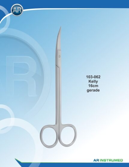 AR INSTRUMED Kelly Scissors Straight 16 cm Surgical Instrument