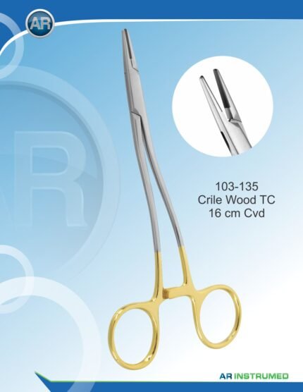 Needle holder Crile Wood TC