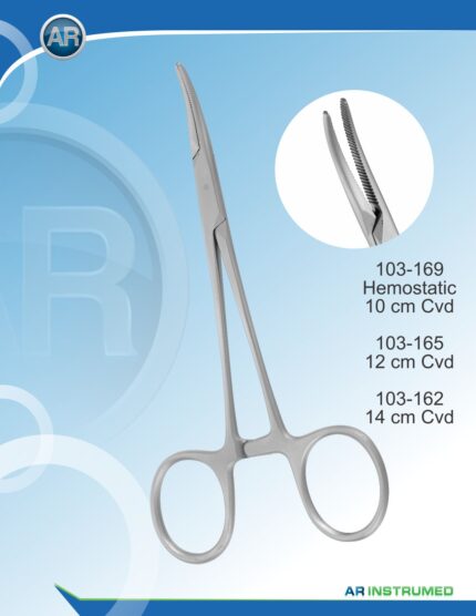 Forcep Hemostatic Curved 12cm