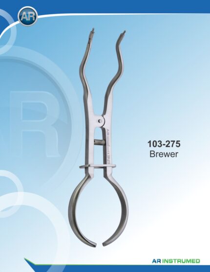 Rubber Dam Clamp Forceps Brewer 17cm