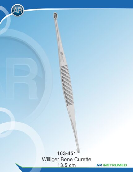 AR INSTRUMED Williger Bone Curette 1/2