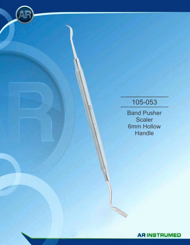 AR INSTRUMED Band Pusher Scaler Solid Handle 6 mm Stainless Steel