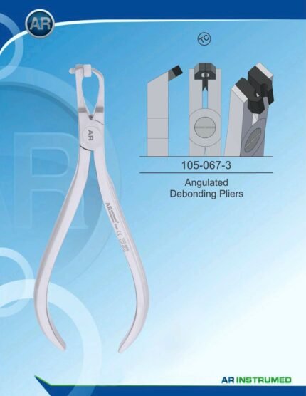AR INSTRUMED Angulated Debonding Pliers TC Stainless Steel Orthodontic Instrument