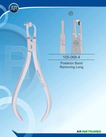 AR INSTRUMED Posterior Band Removing Long TC Stainless Steel Orthodontic Instrument