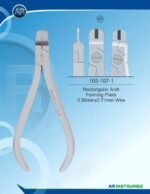 AR INSTRUMED Rectangular Arch Forming Pliers Slim TC Stainless Steel