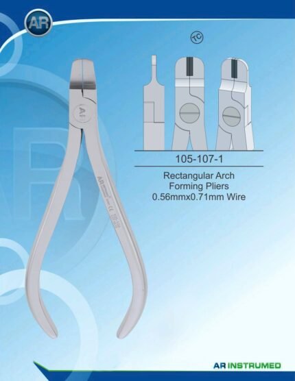AR INSTRUMED Rectangular Arch Forming Pliers Slim TC Stainless Steel