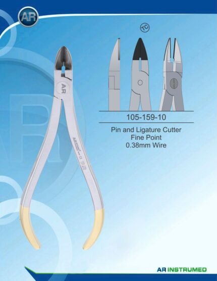 AR INSTRUMED Pin and Ligature Cutter Fine Point TC Stainless Steel