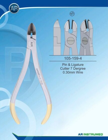 AR INSTRUMED Pin and Ligature Cutter 7 Degree TC Stainless Steel