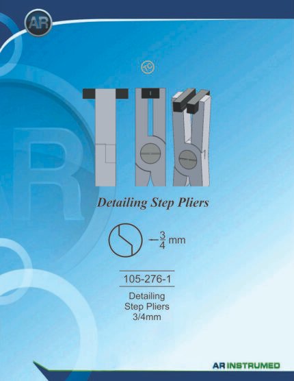 Orthodontic Detailing Step Plier with Tungsten Carbide Inserts