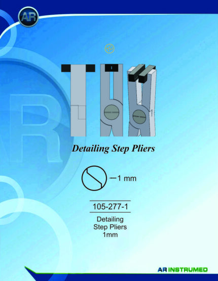 AR INSTRUMED Detailing Step Pliers 1 mm TC Stainless Steel