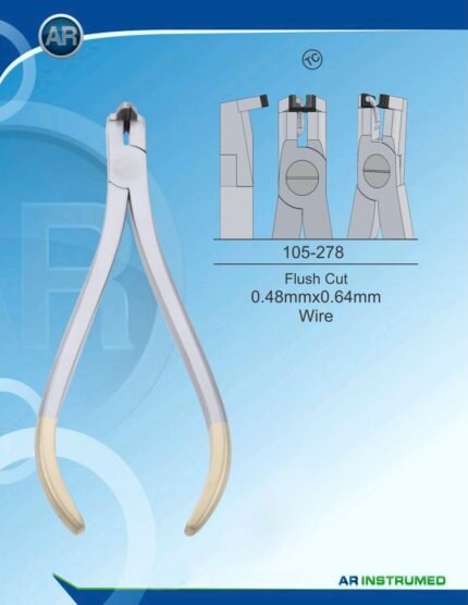 AR INSTRUMED Flush Cut with Hold Plier TC Stainless Steel Orthodontic Instrument