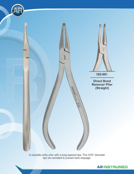 AR INSTRUMED Straight Utility Plier How Style 4mm Orthodontic Instrument
