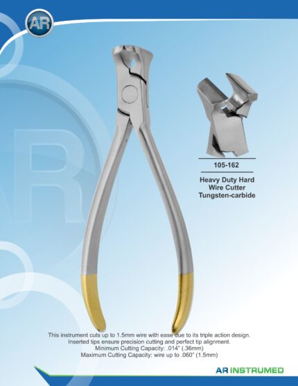 AR INSTRUMED Orthodontic TC Braces Wire Cutter Gold Handle Pakistan