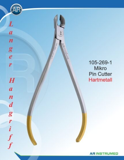 AR INSTRUMED Micro Wire Cutter Tungsten Carbide Long Handle Plier