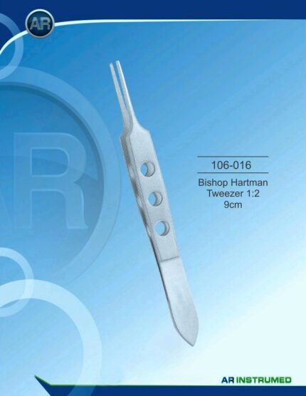 AR INSTRUMED Bishop-Hartman Tweezer 1:2 9 cm Stainless Steel Instrument