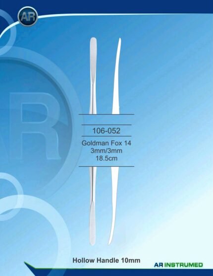 AR INSTRUMED Goldman-Fox Periosteal Elevator 18.5 cm Hollow Handle