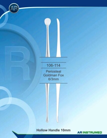 AR INSTRUMED Goldman-Fox Periosteal Elevator 6 mm 3 mm Hollow Handle