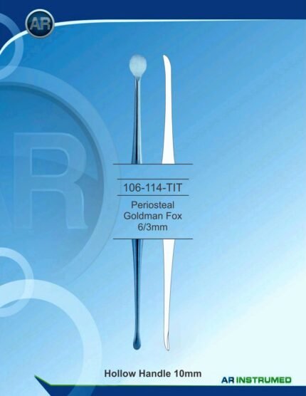 AR INSTRUMED Goldman-Fox Periosteal Elevator 6 mm 3 mm Hollow Handle