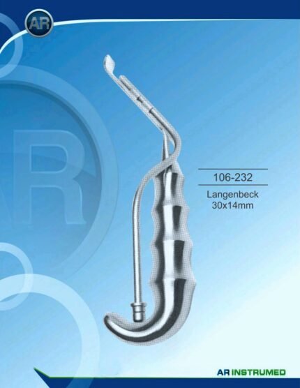 AR INSTRUMED Langenbeck Retractor 30×14 mm Surgical Instrument